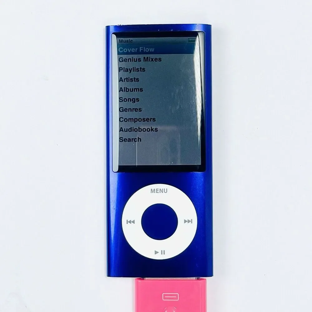 Apple iPod Nano 5th Generation 8GB Model A1320 Purple Tested - Needs Battery